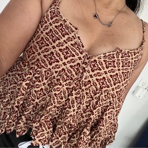 Patrons of Peace Boho Artisan S Crop Tank Top Shirt Blouse Baby Doll Lolita Sexy